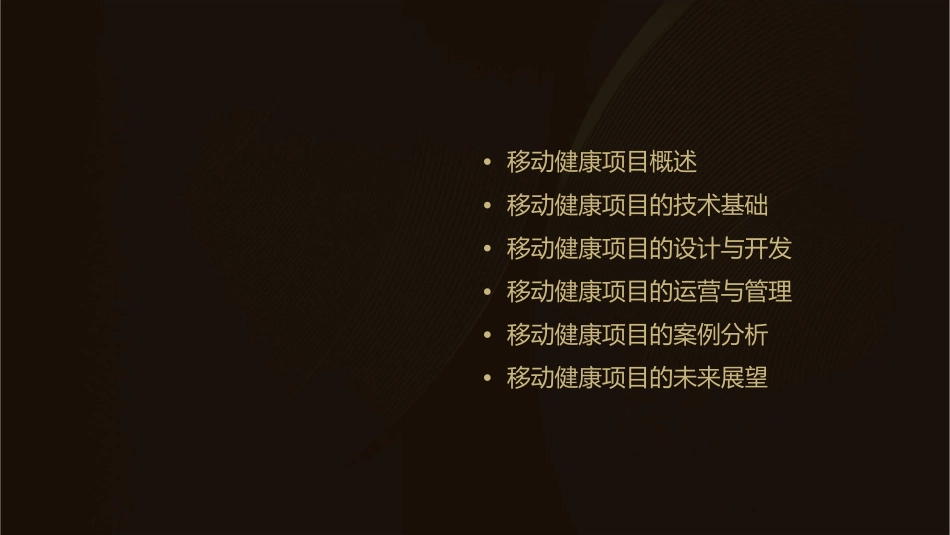 移动健康项目课件_第2页