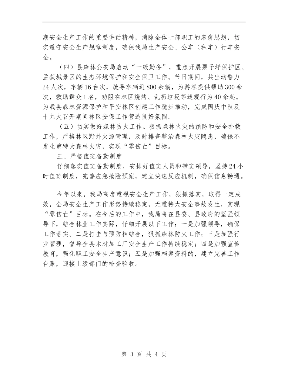 十九大安全生产工作总结_第3页