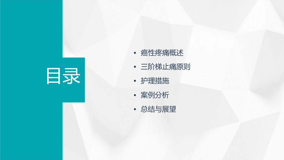 癌性疼痛三阶梯止痛原则护理课件_第2页