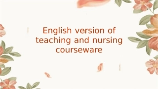 英文版儿童少年精神病学教学护理课件