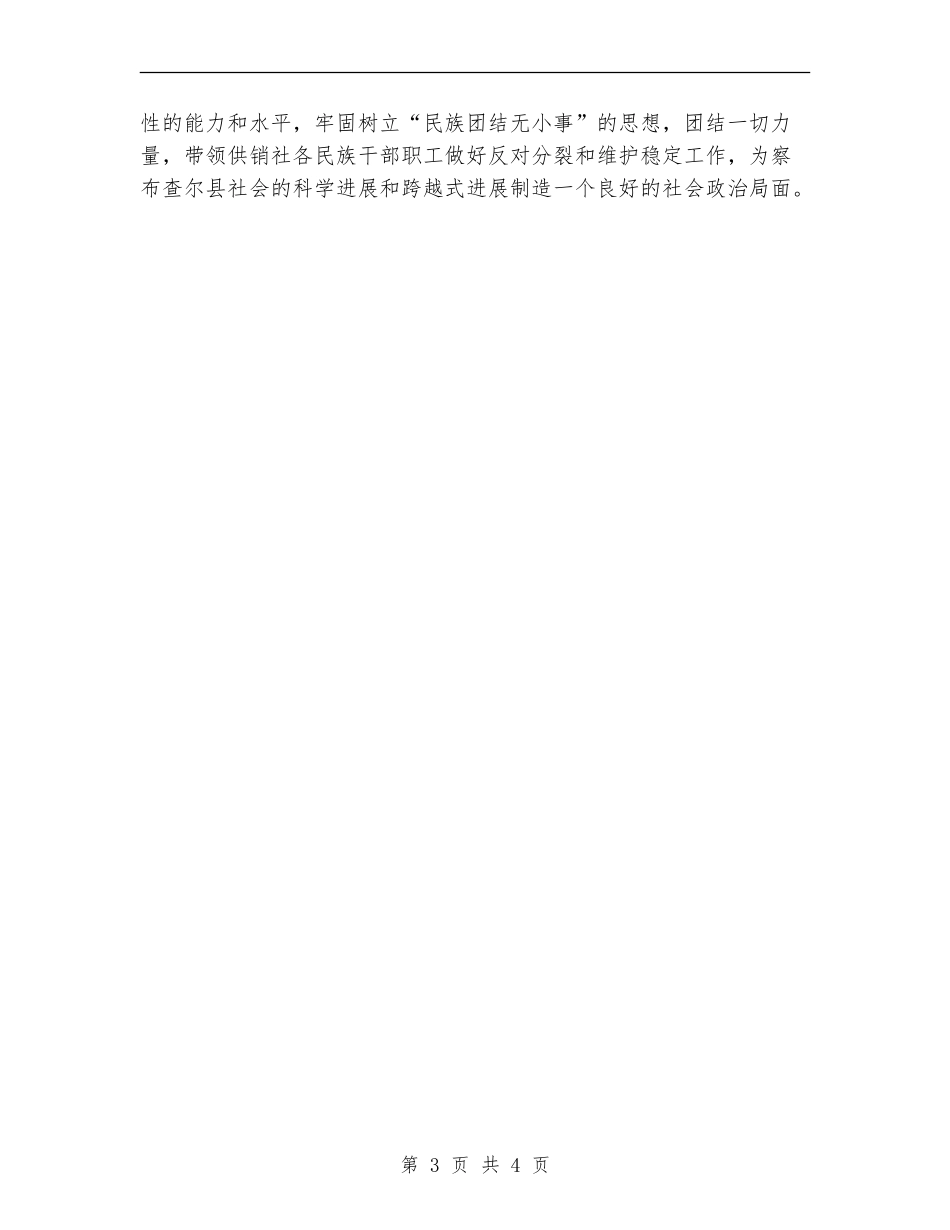 2024年民族团结总结及计划_第3页