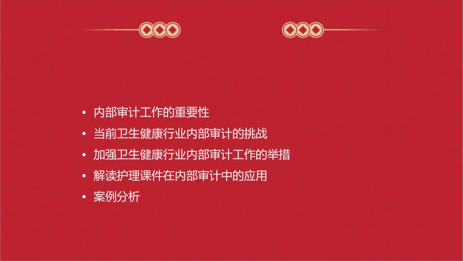 项举措!加强卫生健康行业内部审计工作附解读护理课件_第2页