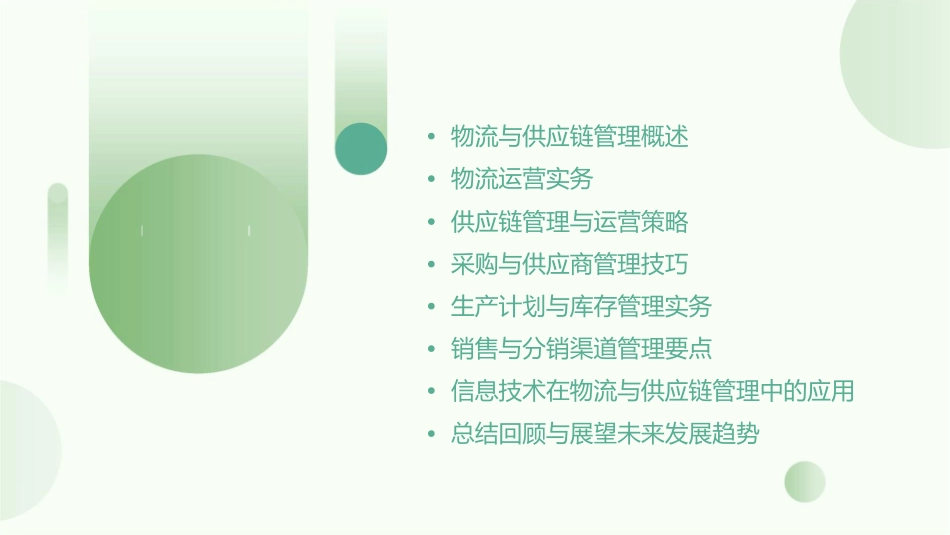 物流与供应链管理与运营实务物流供应链管理培训讲师吴诚课件_第2页