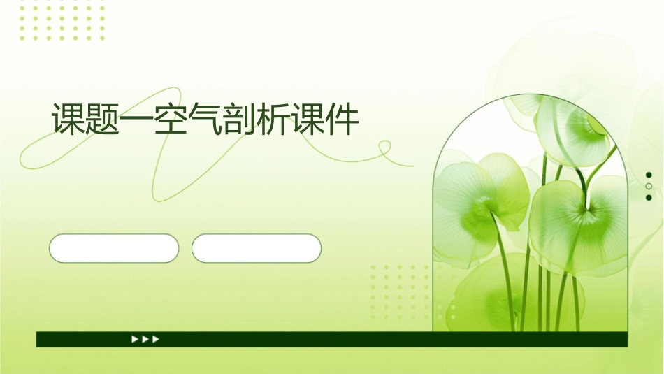 课题一空气剖析课件_第1页