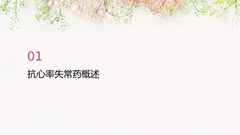 抗心率失常药浙江大学课件_第3页