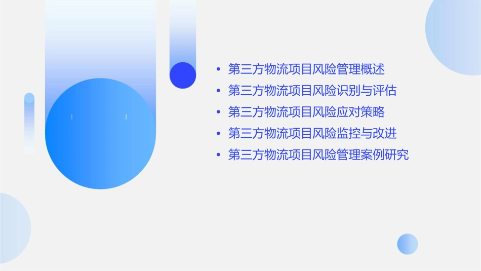 第三方物流项目风险管理课件_第2页