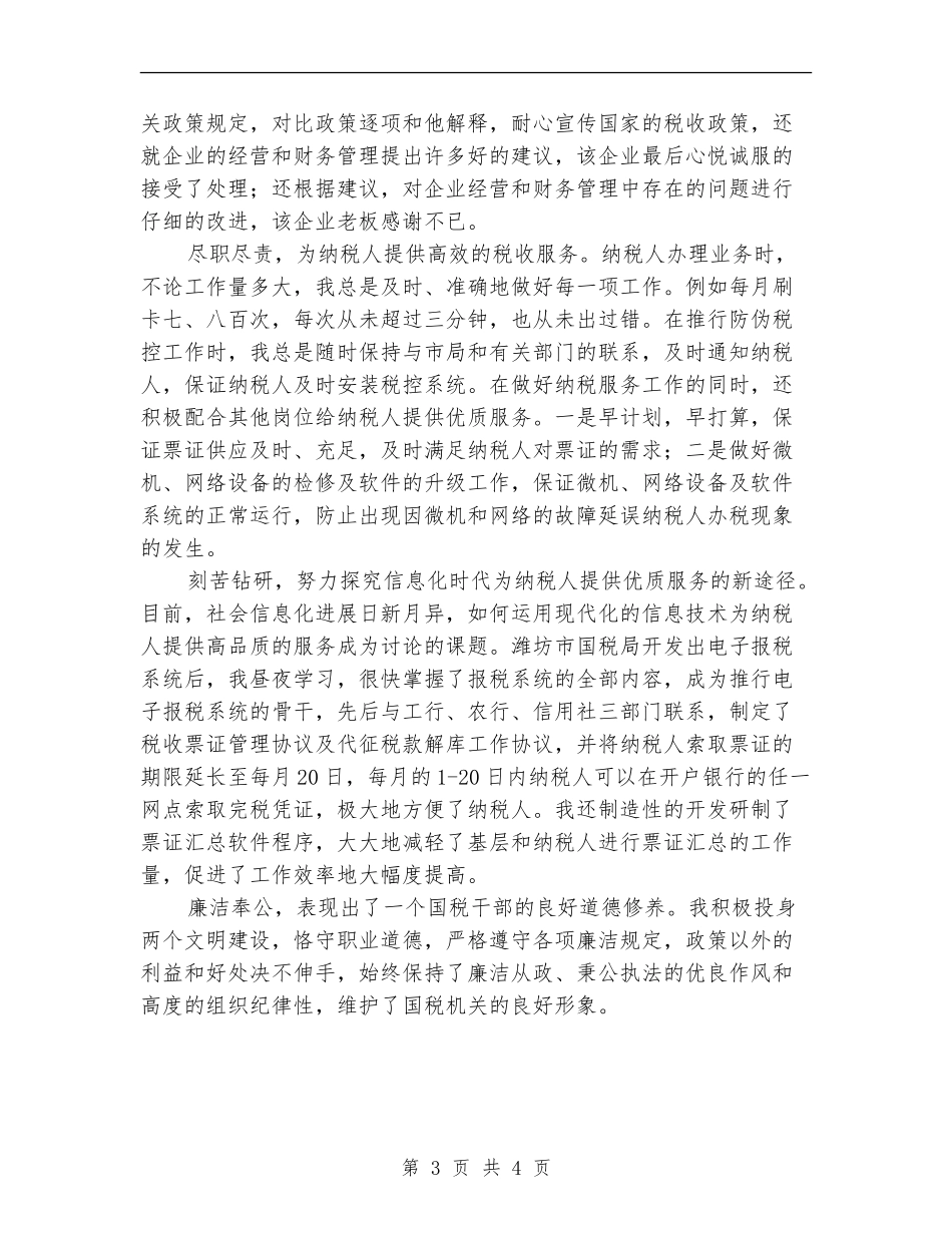 国税2024个人年度总结报告_第3页