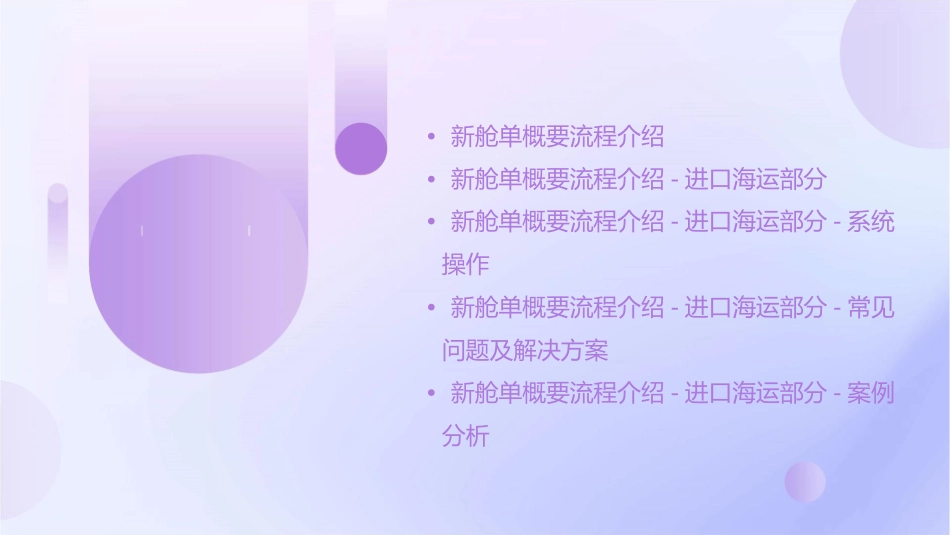 新舱单概要流程介绍进口海运部分课件_第2页