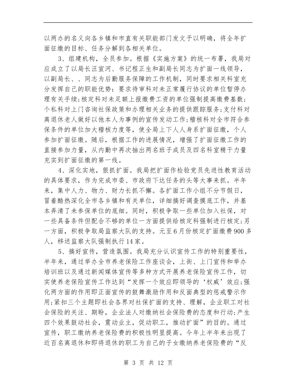 养老局局长工作总结_第3页