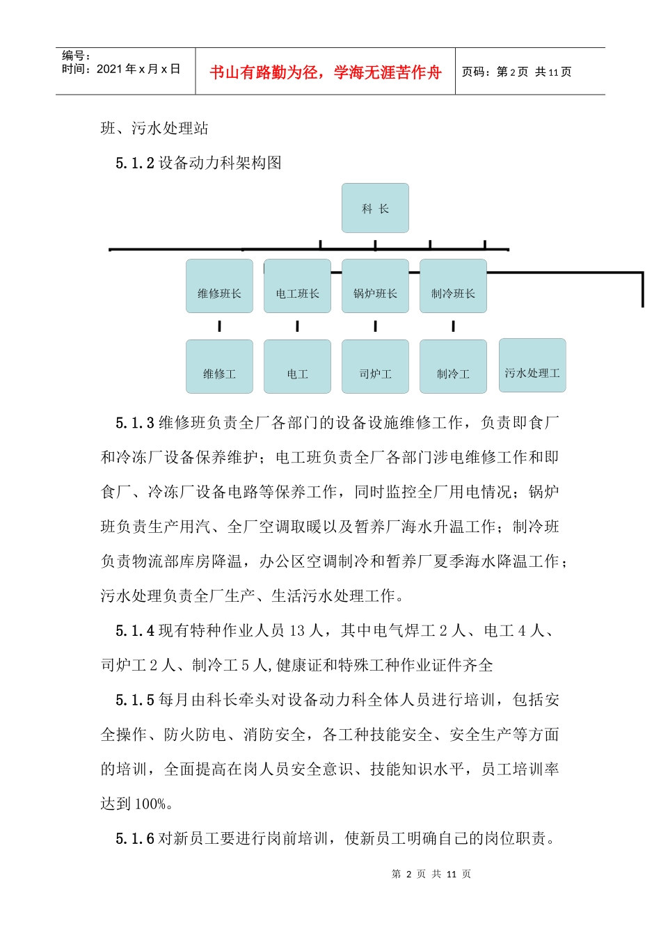 设备动力科工作总结_第2页