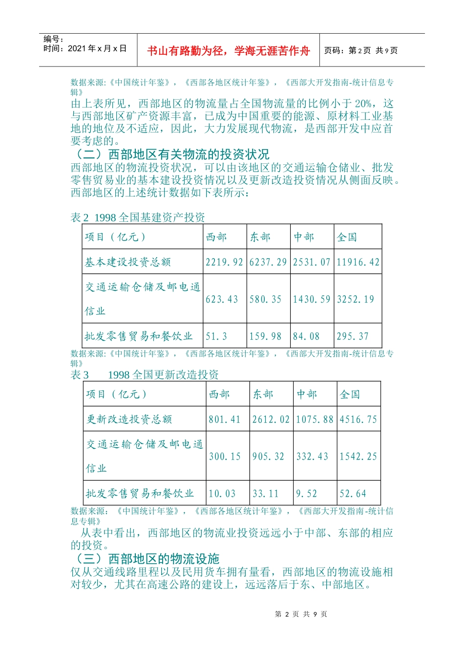 西部物流与区域经济发展_第2页