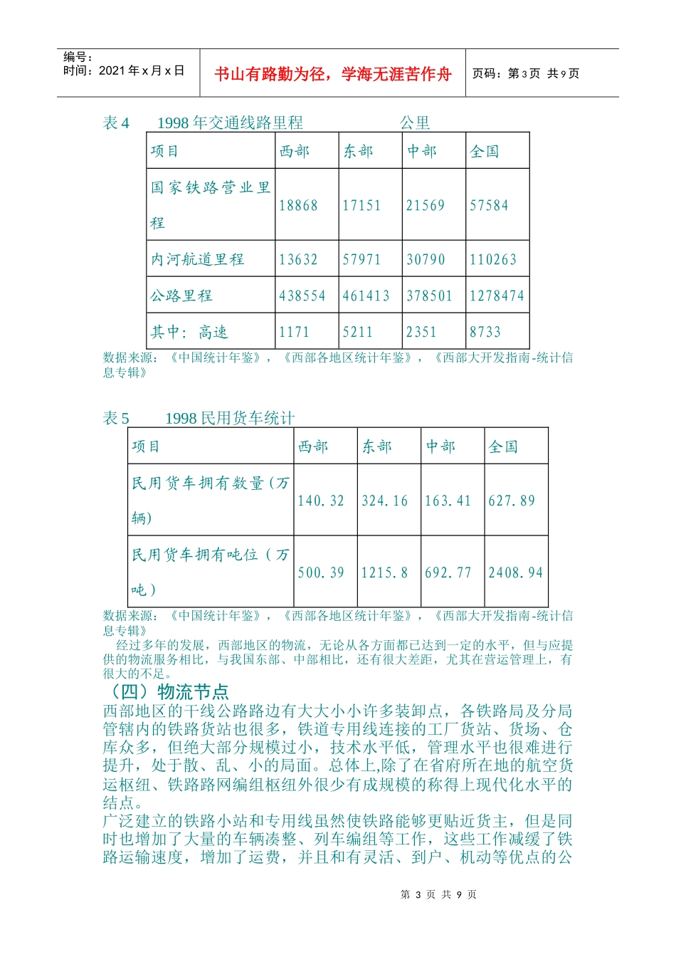 西部物流与区域经济发展_第3页