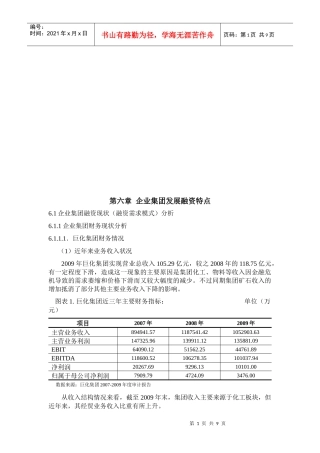 试谈企业集团发展融资特点