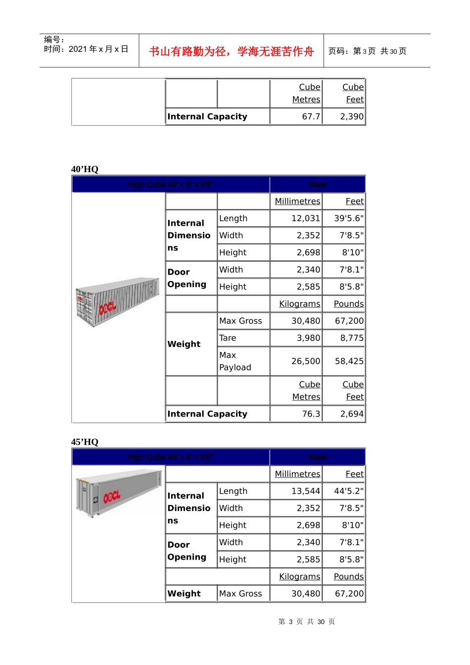 货运操作规范出口流程_第3页