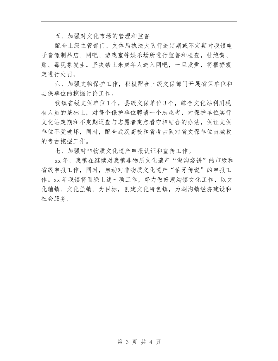 乡镇文化站工作计划样文_第3页