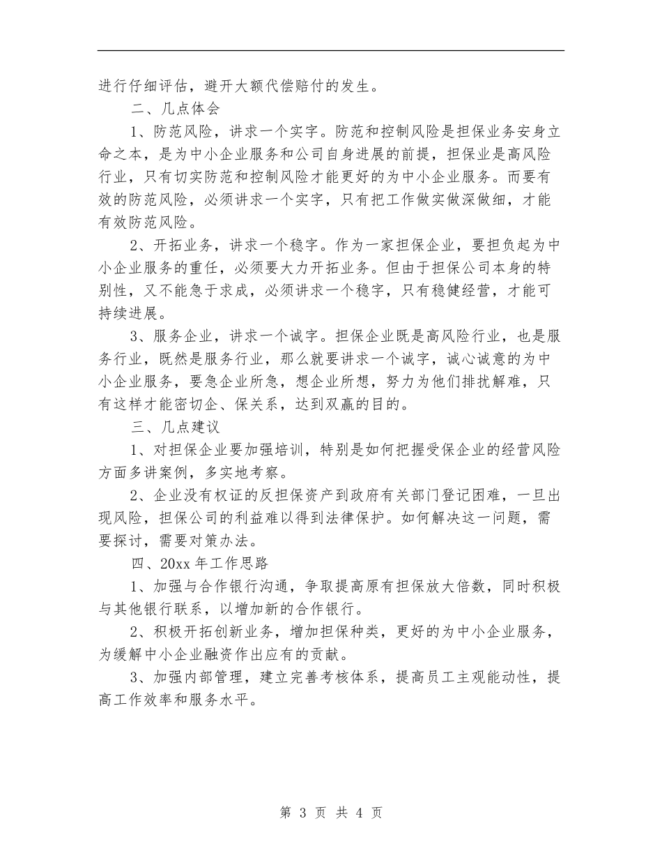 担保公司年度总结和计划_第3页