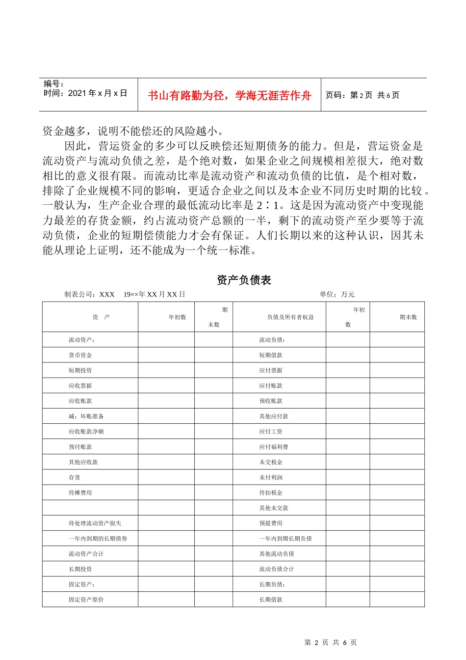 财务状况综合诊断变现能力_第2页
