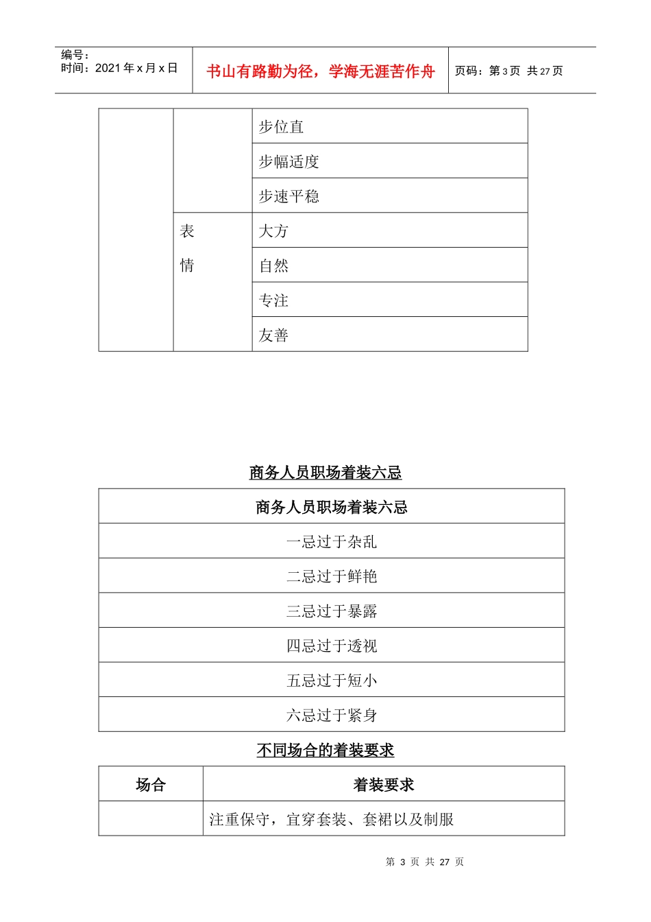 试议商务场合的仪容礼仪_第3页