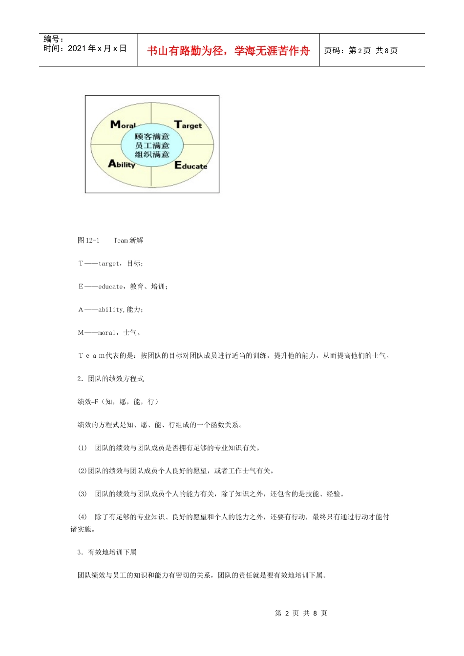 讲义：如何打造高绩效团队_第2页