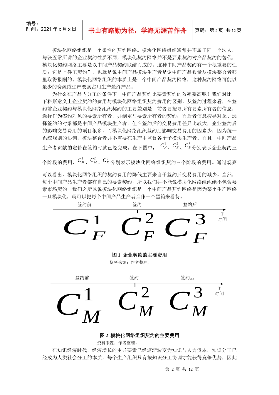 试论模块化网络组织的契约性质与产权治理_第3页