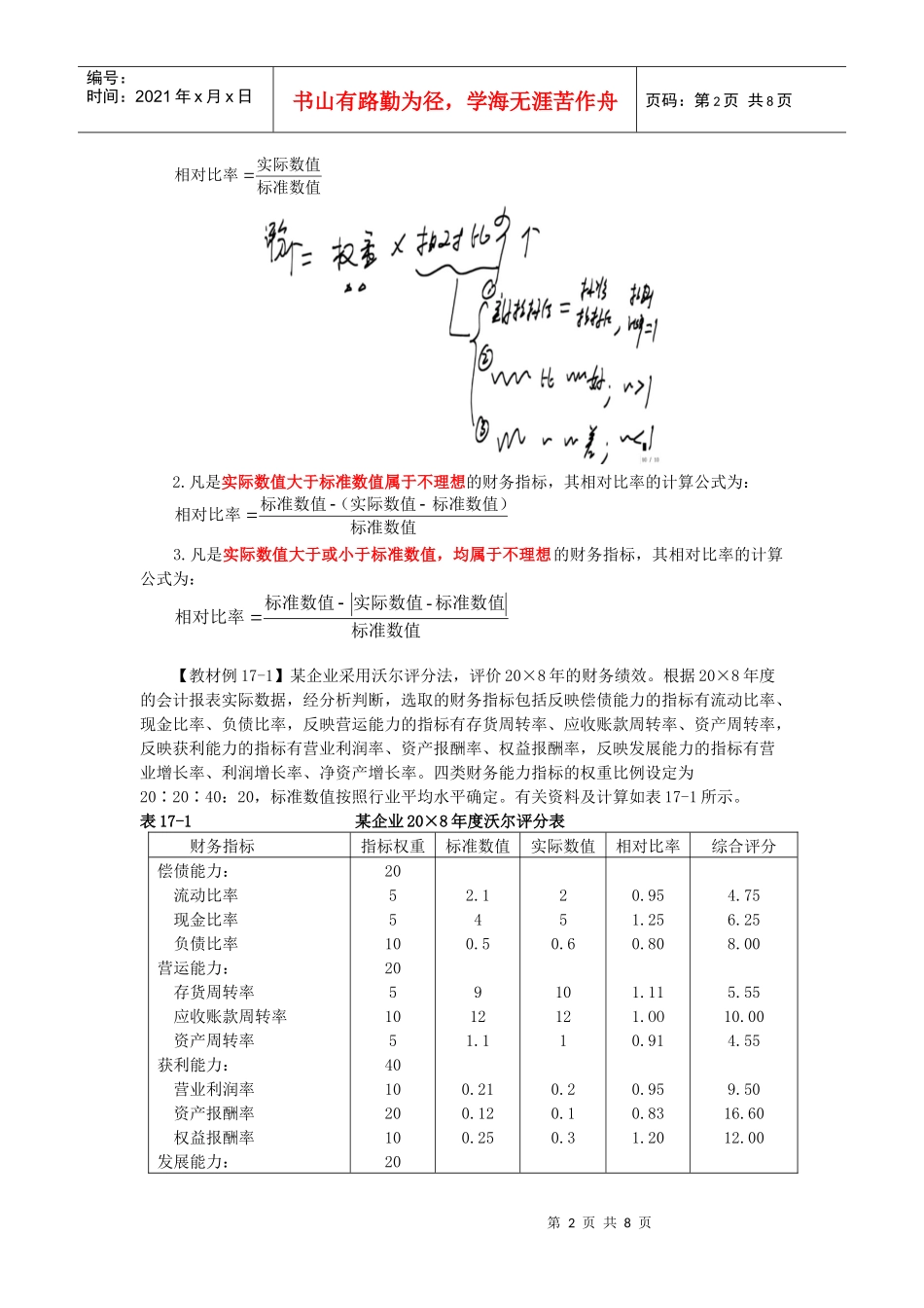 财务成本管理·闫华红基础班·第17章_第2页