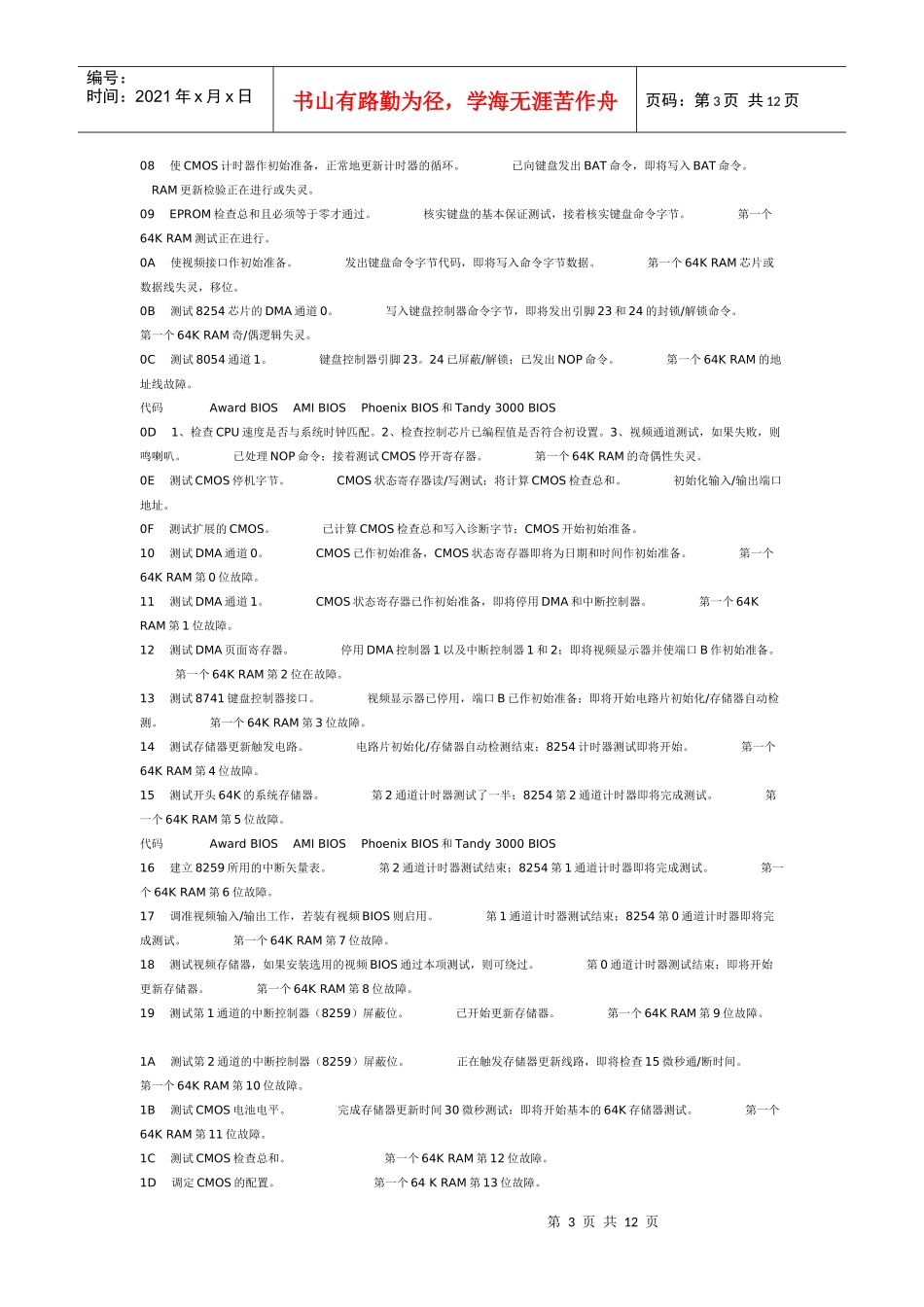 诊断卡说明书_第3页