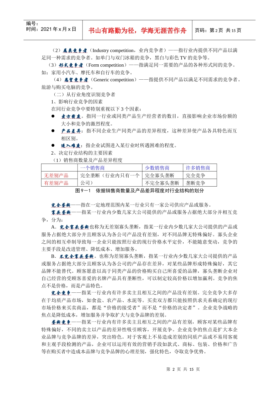 试谈竞争性营销战略_第2页