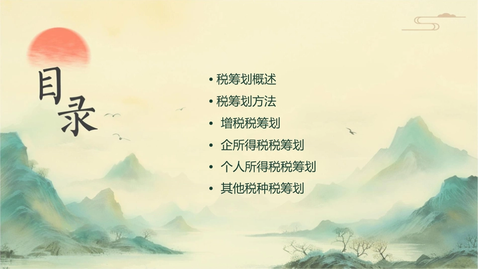 纳税筹划魔方课件_第2页