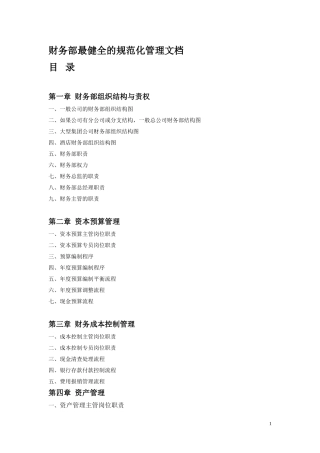 财务部规范化管理-流程图(DOC76页)