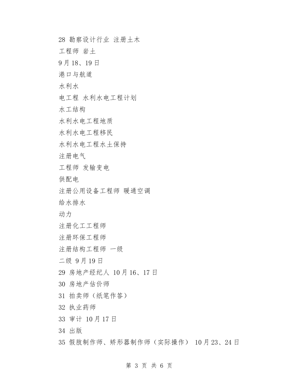 2024年专业技术人员资格考试工作计划与2024年专业药师工作计划范文汇编_第3页