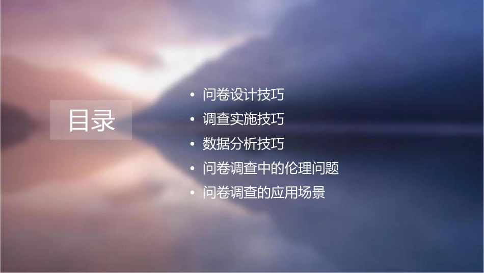 问卷调查中的技巧课件_第2页