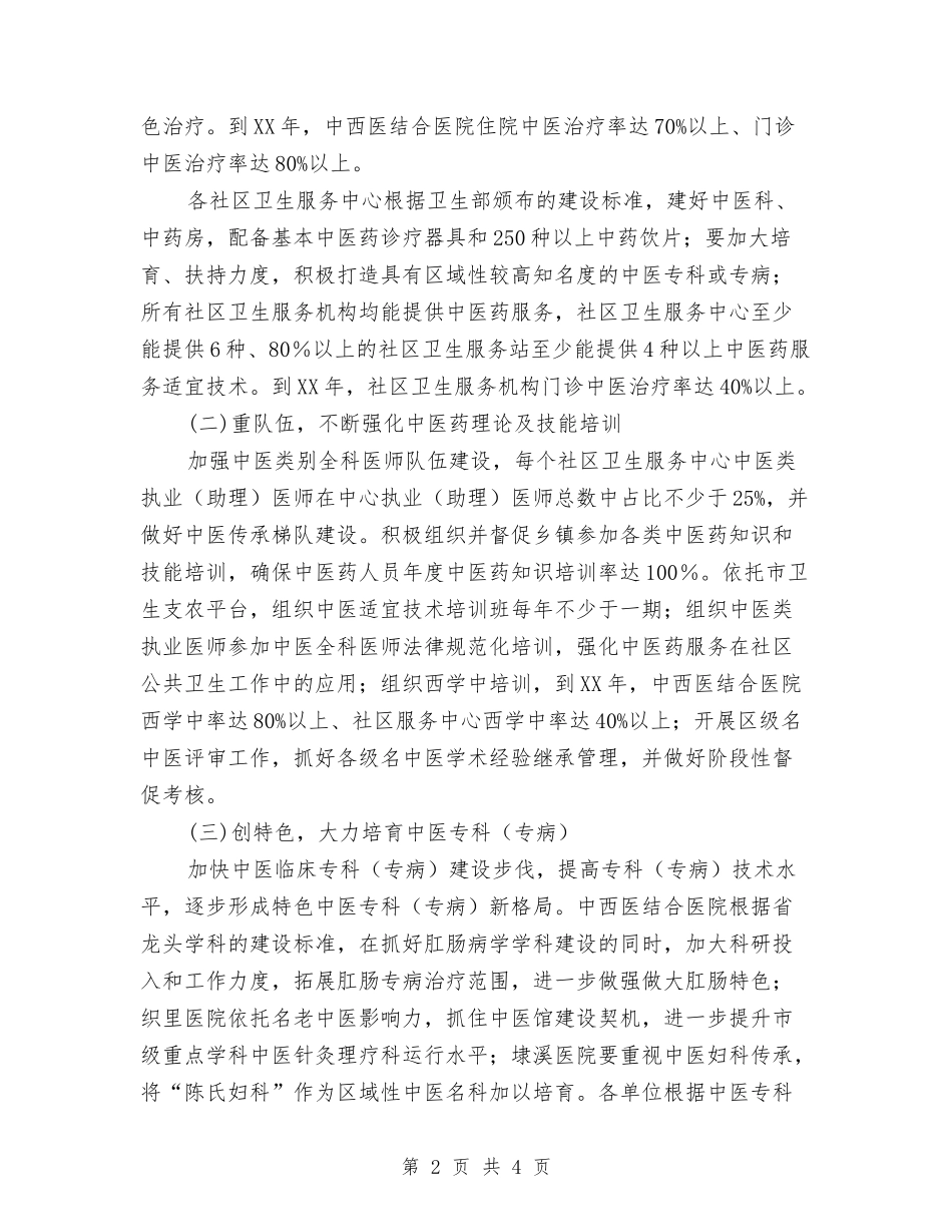 地方中医进社区指导方案_第2页
