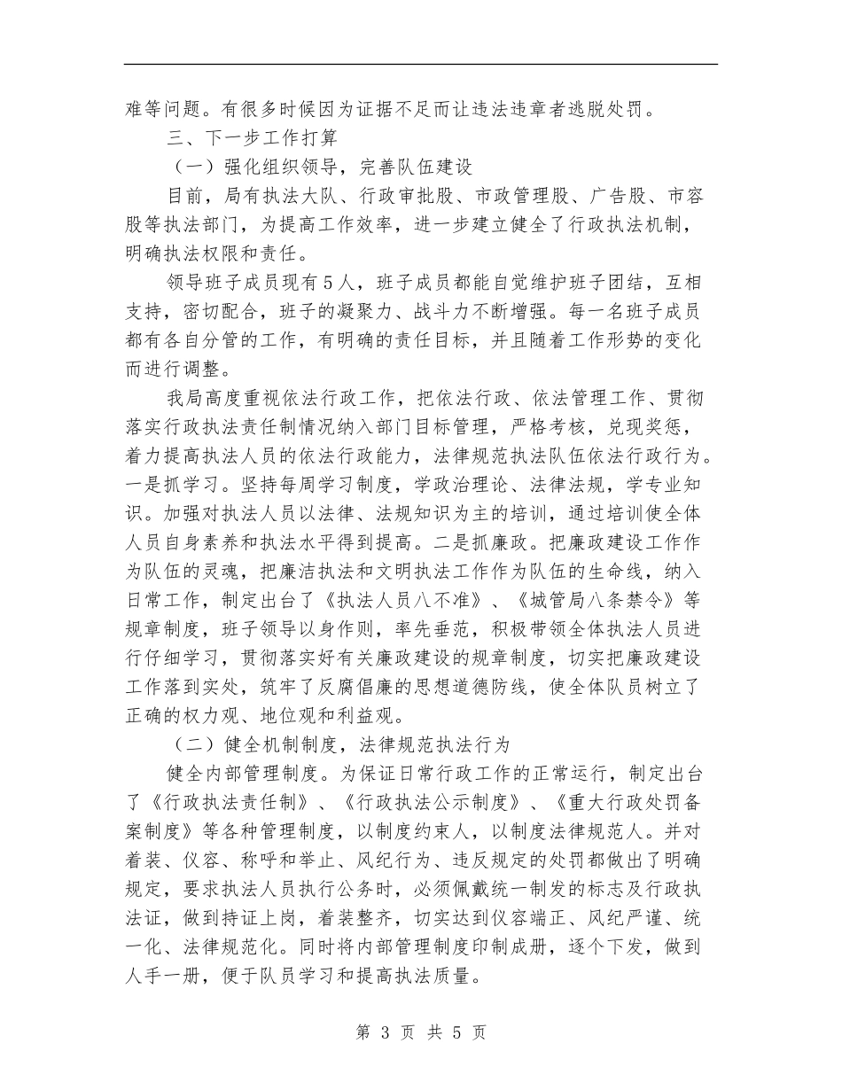 城管局文明规范管理自查报告_第3页