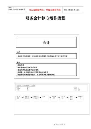 财务会计核心流程教材