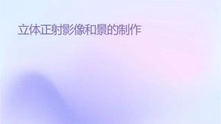 立体正射影像对和景观图的制作课件