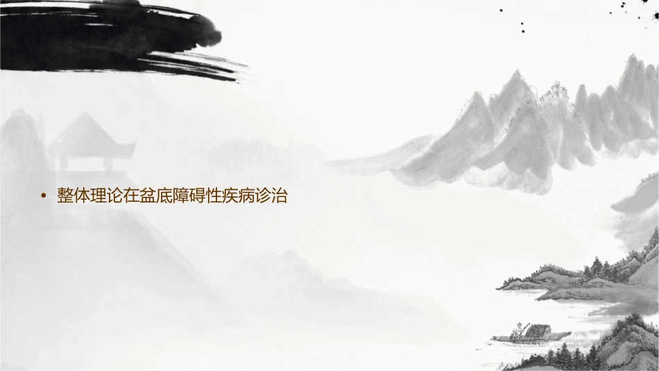 整体理论在盆底障碍性疾病诊治中的应用护理课件_第3页