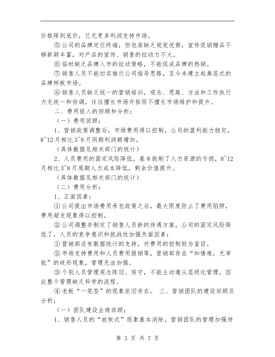 2024总监销售工作总结_第3页