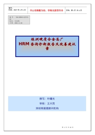 诊断报告与改善建议
