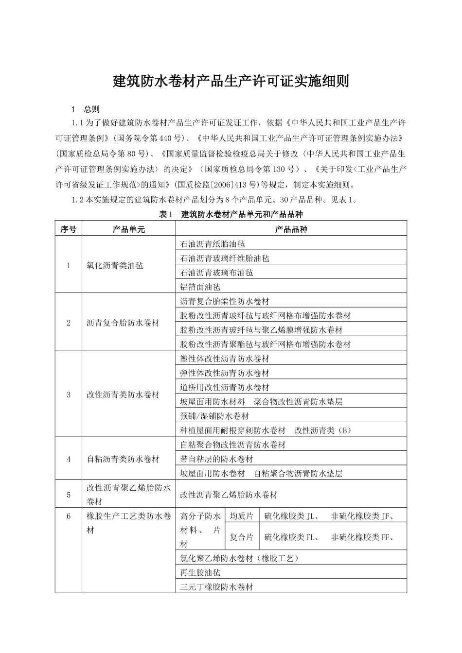 论建筑防水卷材产品生产许可证实施细则_第3页