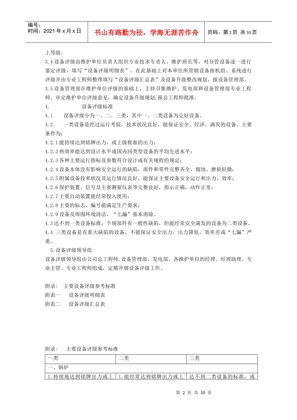 设备评级管理制度_第2页