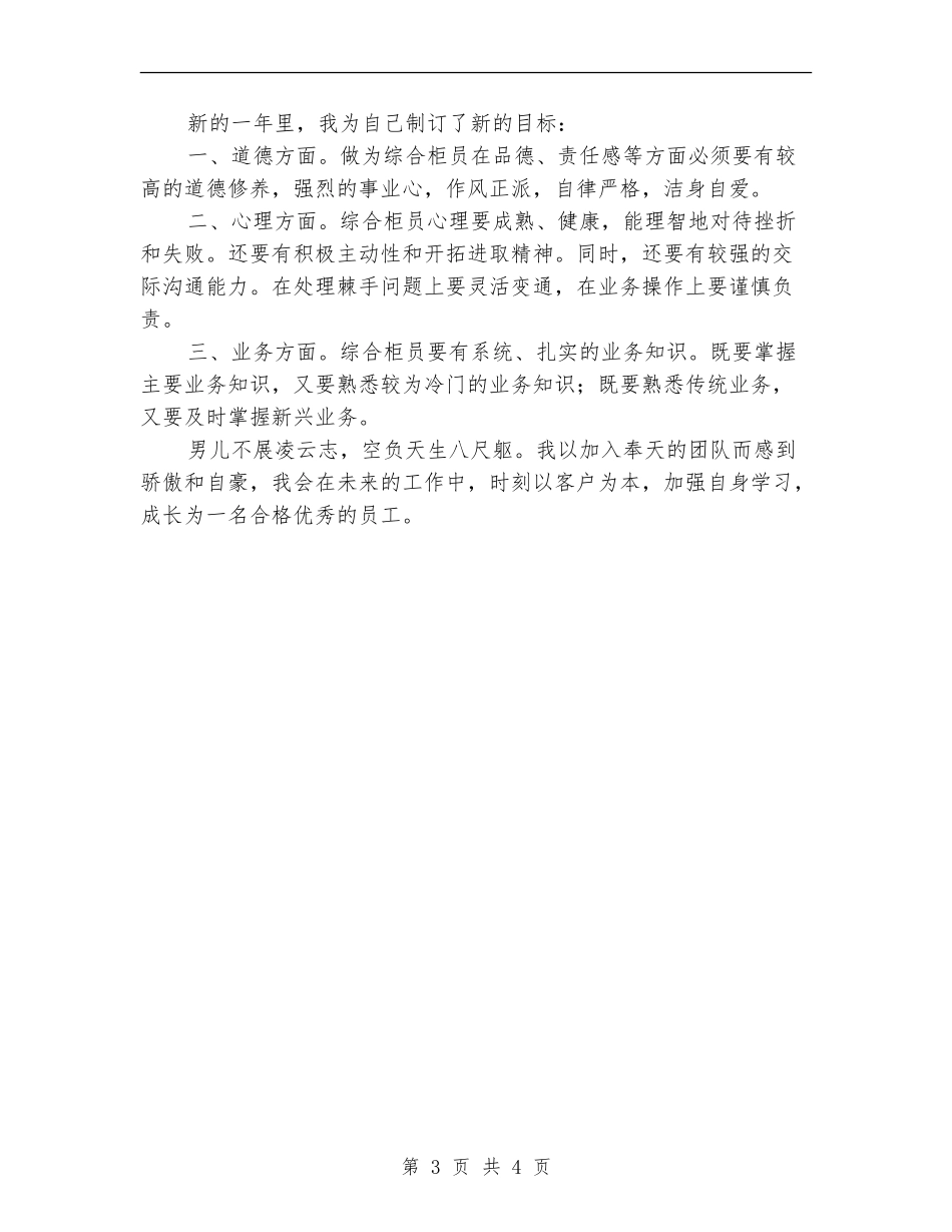 2024年5月推荐银行工作计划_第3页