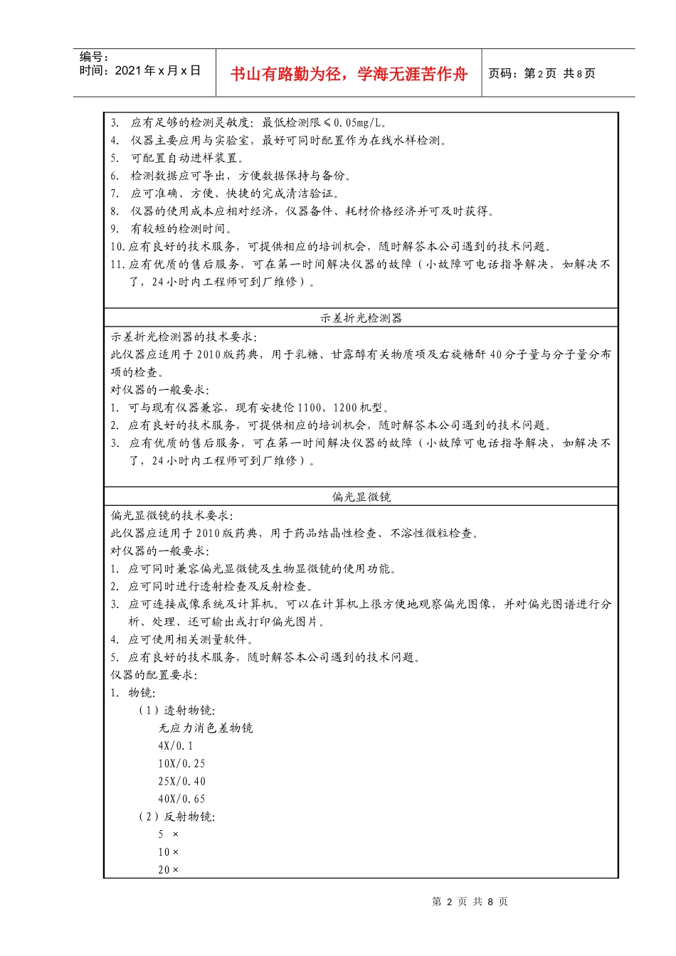设备招标邀请函_第2页