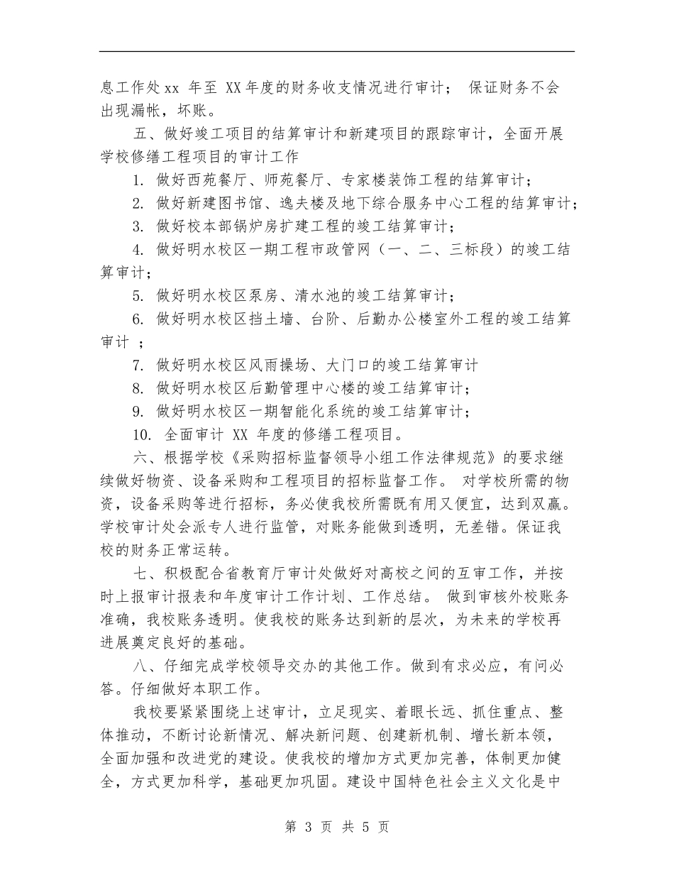 2024审计处审计工作计划_第3页