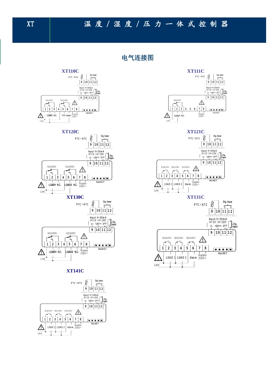 温度湿度压力单级多功能控制器_第3页