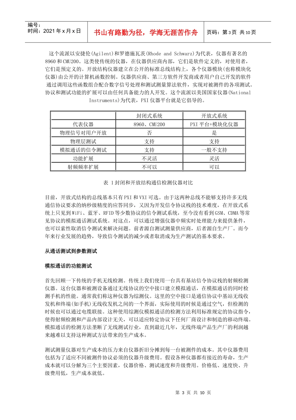 论软件无线电产品的软件无线电检测方法_第3页