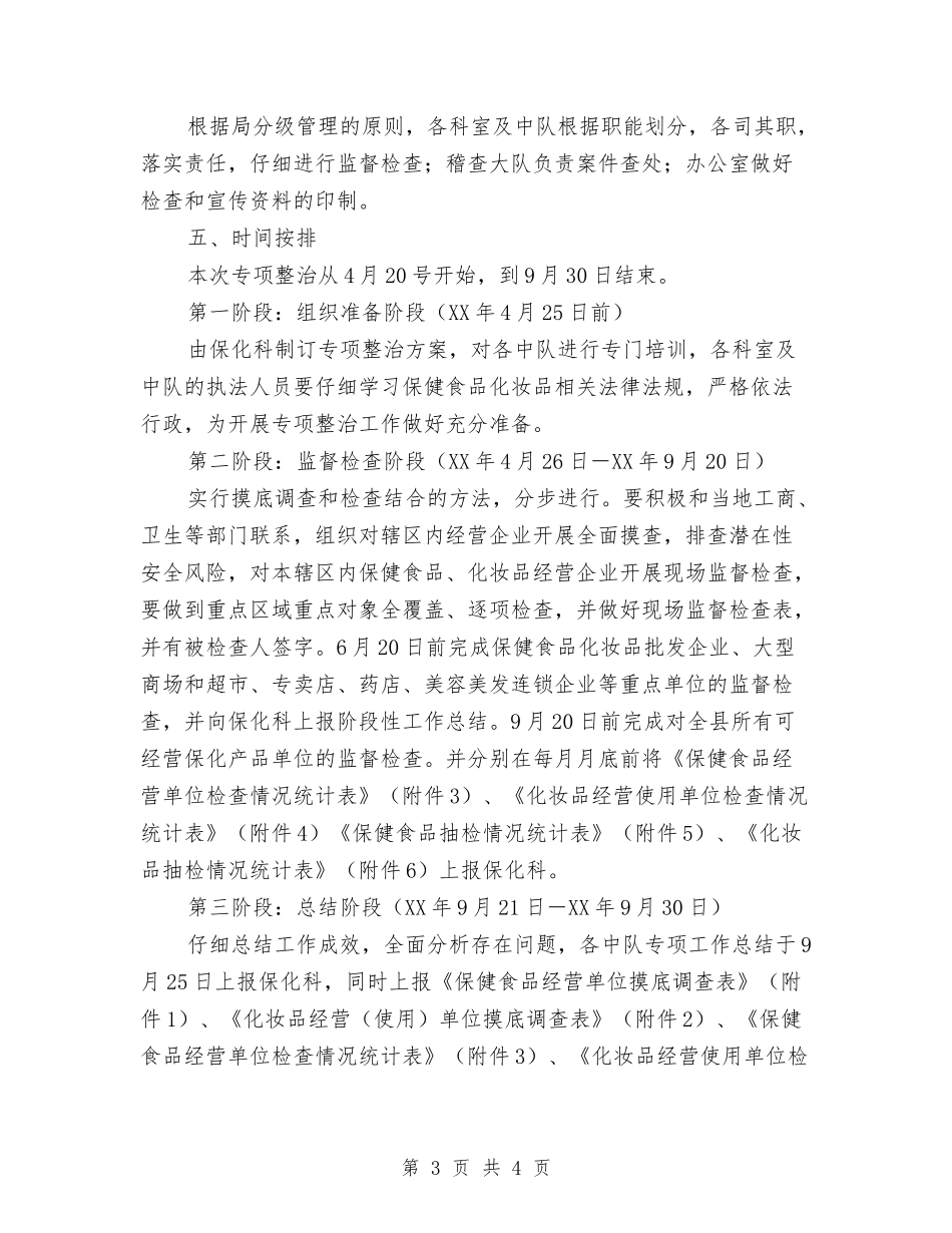保健食品化妆品治理方案_第3页