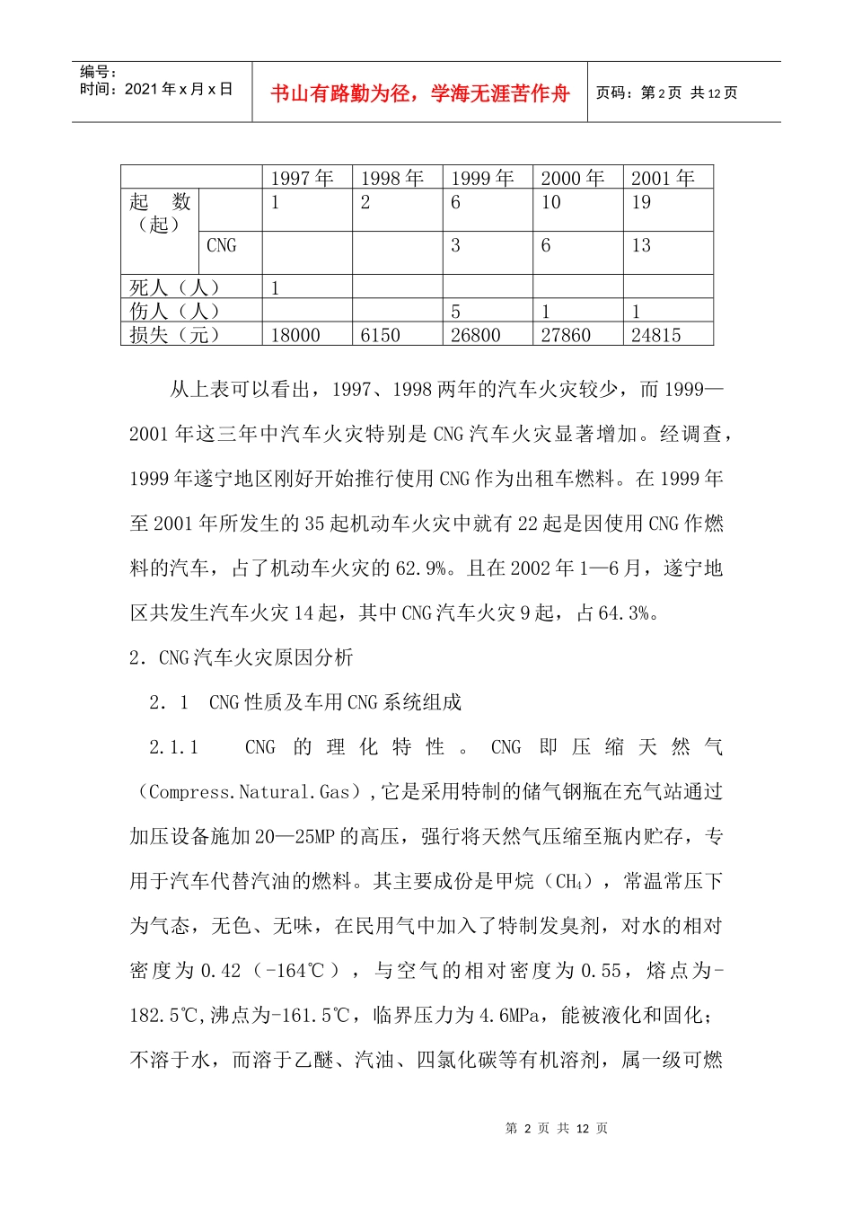 论CNG—汽油两用燃料汽车火灾(1)_第2页