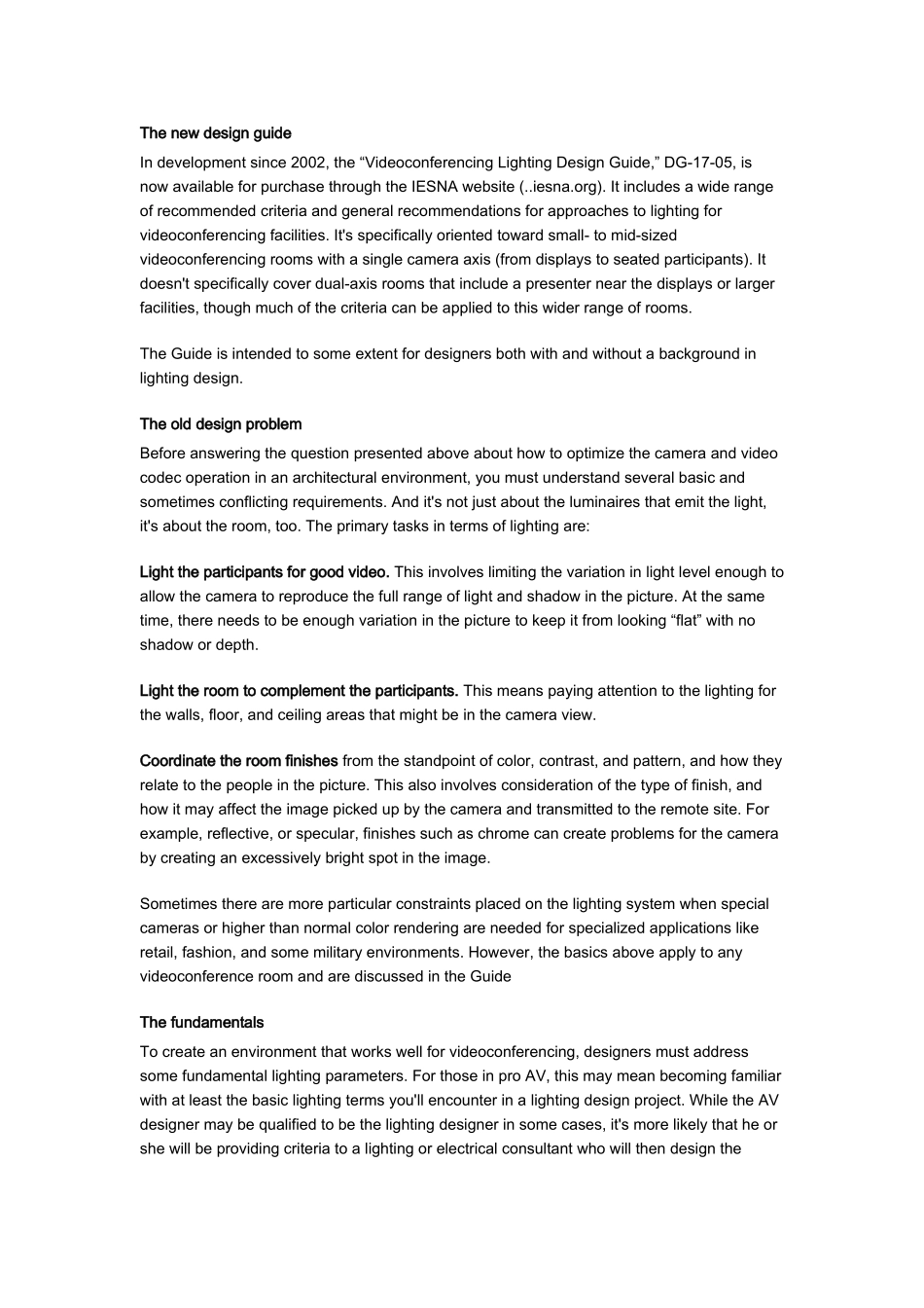 视频会议室灯光设计简介英文版_第2页