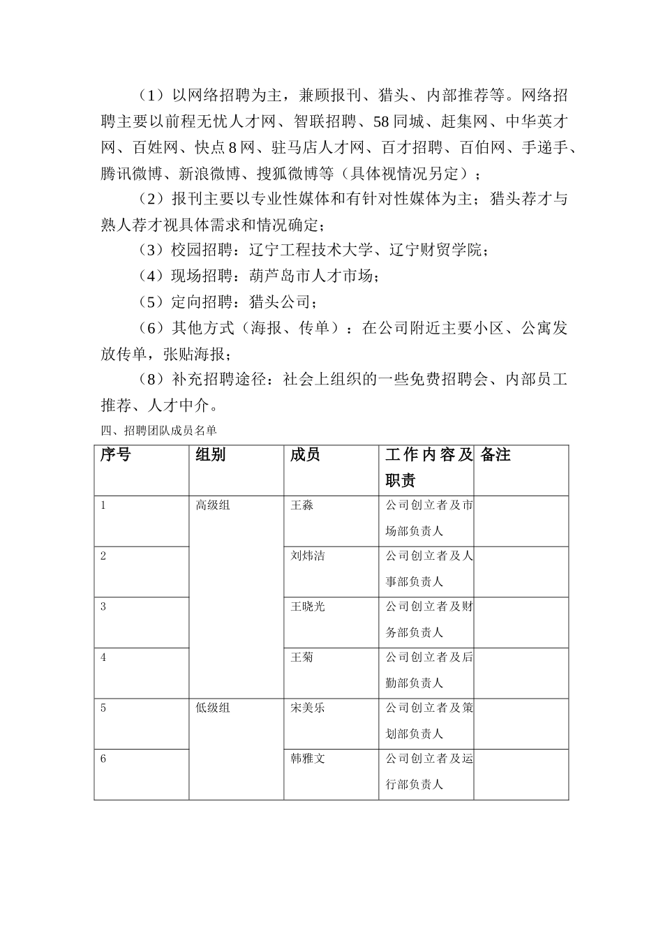 某某婚庆公司招聘计划书_第3页