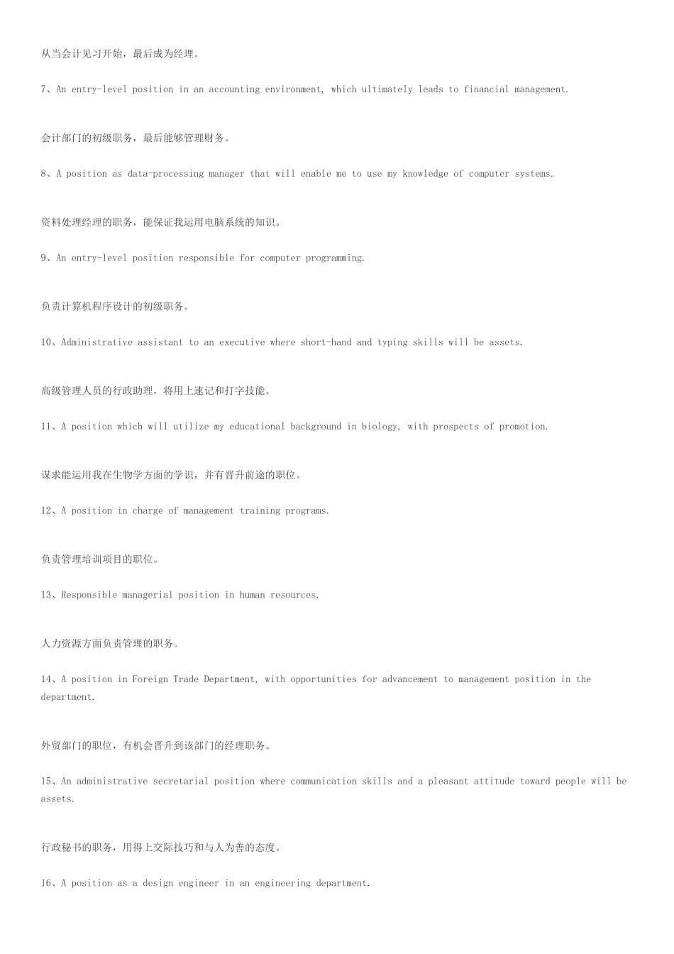 英文简历撰写宝典_第3页